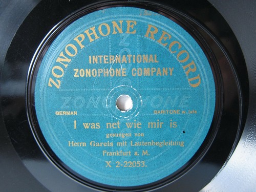 78rpm joseph gareis - gesang, mit