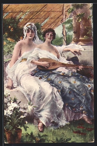 Cartolina artistica canzone - artistica,