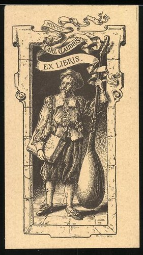 Exlibris carl claudius - carl,