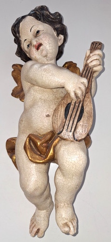 Statua legno intagliato - in,