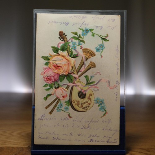 Fiori rose liuto musica