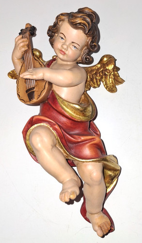 Statua legno scolpito - statua, in