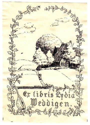 Anonym exlibris für lydia - anonym:,