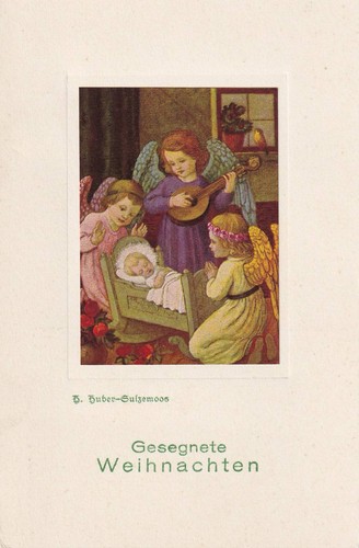 Cartolina artista natale - artista, h