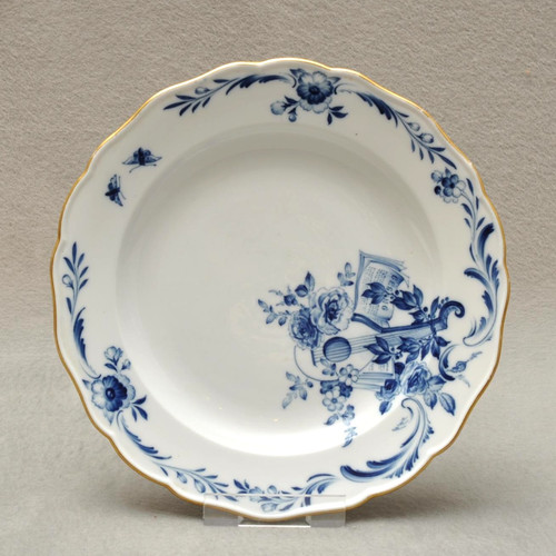 Antico piatto meissen fiori e - antico, meissen,
