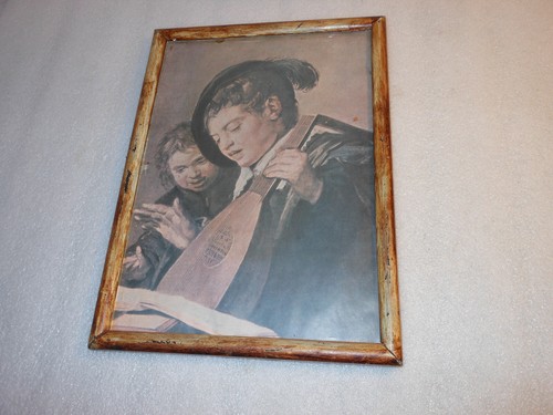Antico quadro retrovetro - quadro,